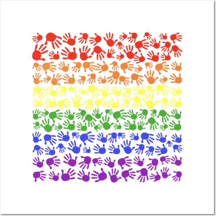 Rainbow flag LGBT Posters and Art